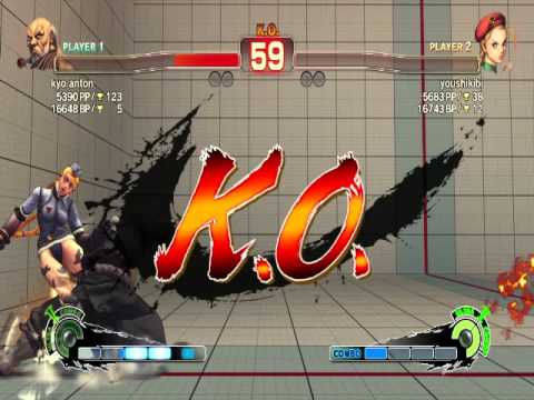 SSFIVAE; Gouken (kyo anton) vs. Cammy (youshikibi)  HD