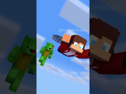 Kamui - Minecraft Animation - "JJ" flies - Minecraft Maizen Animation #shorts #minecraft #maizen #animation #MaizenSisters