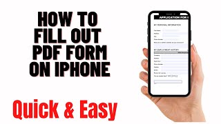 how to fill out pdf form on iphone