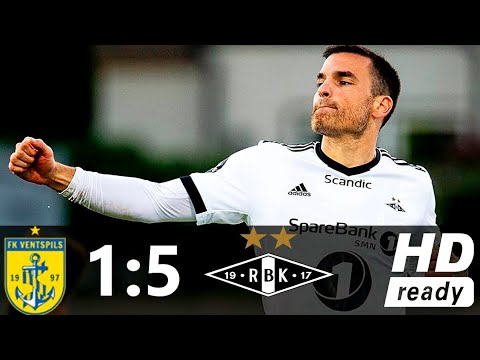Ventspils vs Rosenborg BK 1-5 All goals & Extended Highlights