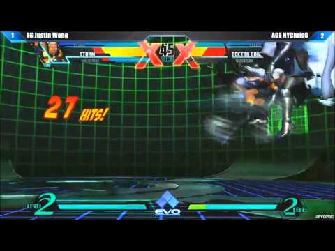 UMvC3 EG Justin Wong vs AGE NYChrisG - EVO 2013 Top 8
