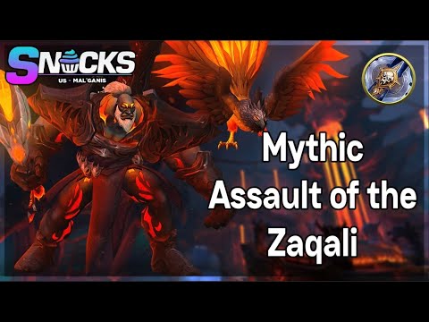 Mythic Assault of the Zaqali | Unholy DK POV | Snacks - Mal'Ganis