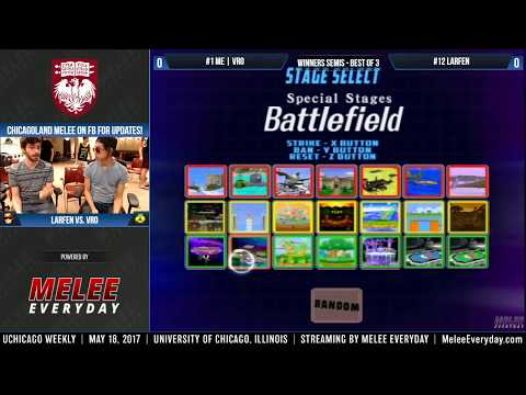 UChicago Weekly [5/18/17] - ME | Vro (C. Falcon) vs. Larfen (Sheik) - SSBM - Winners Semis