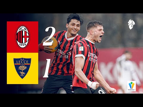 La doppietta di Scotti per la rimonta rossonera | AC Milan 2-1 Lecce | Primavera 1 Highlights