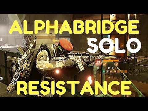 The Division 1.8 - AlphaBridge SOLO Powerhouse Resistance Farm - 6 Caches