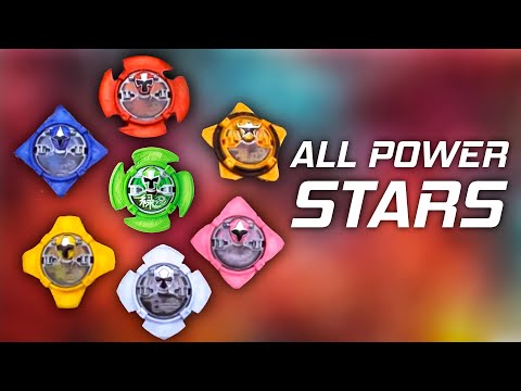 Every Power Star in Power Rangers Ninja Steel