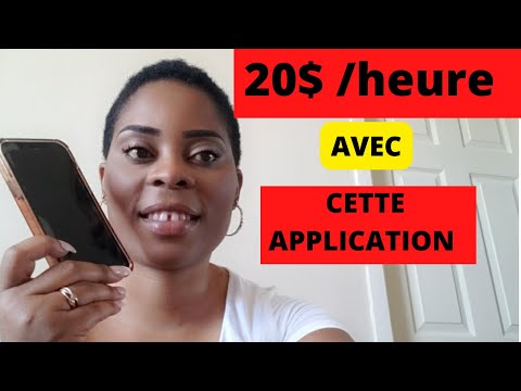 GAGNER DE L'ARGENT 20$ PAR HEURE AVEC CETTE APPLICATION