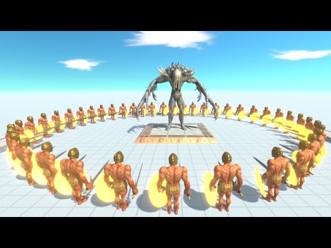 50X Achilles vs every unit - Animal Revolt Battle Simulator