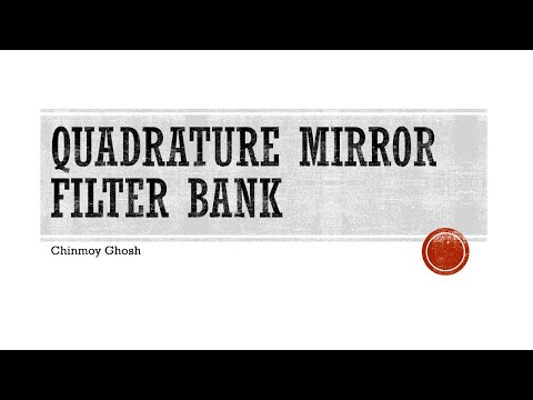 QUADRATURE MIRROR FILTER (QMF)BANK