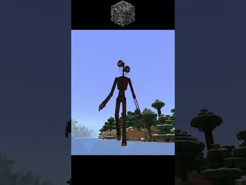 Siren Head MCPE Vs Java #minecraft #edit #dweller #scary #shorts