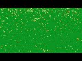 Golden Confetti Blast Green Screen Video