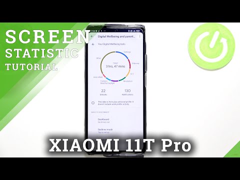 How to Check Total Screen Time on XIAOMI 11T Pro - Digital Wellbeing