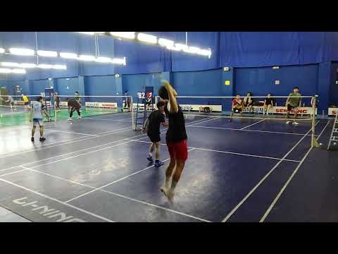 Badminton MuhibbahTeam Men's Double Sparring - Gary / Ming Vs Adin Rifki / Chee Chai