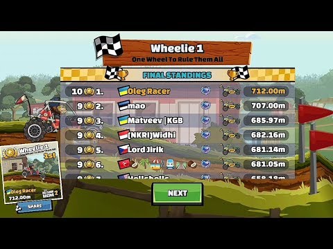 1st PLACE in EVENT - One Wheel To Rule Them All | Hill Climb Racing 2