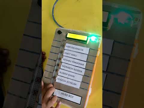 Iot projects , science exhibition working model , How to make voting machine , Arduino projects
