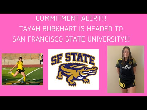 Tayah Burkhart Commits to San Francisco State University!!! Congratulations Tayah!