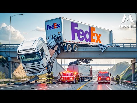 Dangerous Idiots Fastest Truck & Heavy Equipment Fails | Extreme Oversized Truck Transport #69