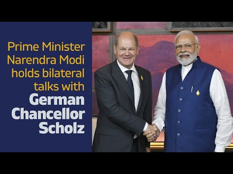 Prime Minister Narendra Modi holds bilateral talks with German Chancellor Scholz l PMO
