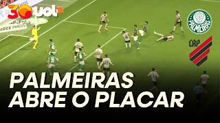 GOL DO PALMEIRAS! GUSTAVO GÓMEZ GANHA NO ALTO E MARCA O PRIMEIRO CONTRA O ATHLETICO