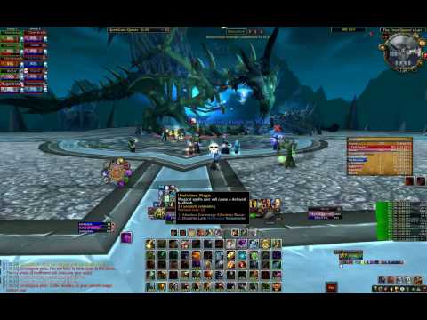 World of Warcraft Icecrown Citadel Gameplay - Sindragosa First attempt.