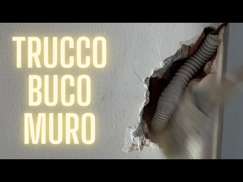 Trucco per chiudere un buco senza cemento [TUTORIAL]