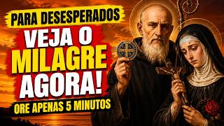⭐PARA QUEM ESTÁ DESESPERADO! SÃO BENTO E SANTA RITA DE CÁSSIA: ORAÇÃO FORTE PARA CAUSAS SEM SOLUÇÃO