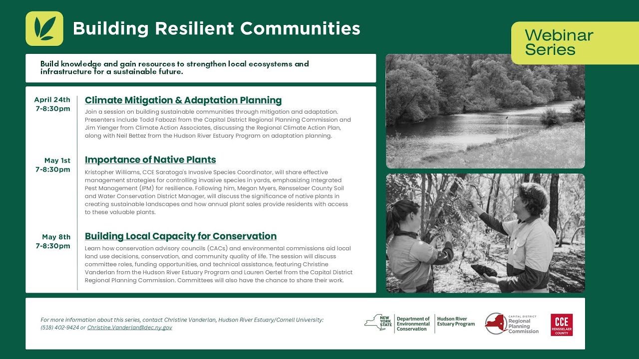 Building Resilient Communities: Building Local Capacity for Conservation | May 8, 2025