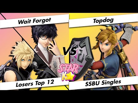 Star K.O. 2 Losers Top 12 - Wait Forgot (Joker/Cloud) Vs. Topdog (Link) - SSBU