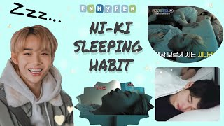 ENHYPEN Ni-ki Sleeping with hyungs habit