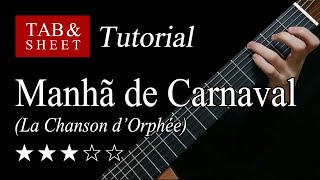 Manhã de Carnaval - Fingerstyle Lesson + TAB