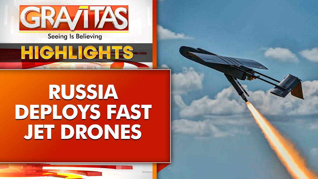 Russia Deploys Deadly Jet Drones, Shrinking Ukraine’s Reaction Time | GRAVITAS Highlights