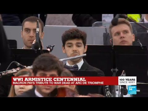 WWI armistice centennial: European Union youth orchestra performs Ravel's Bolero