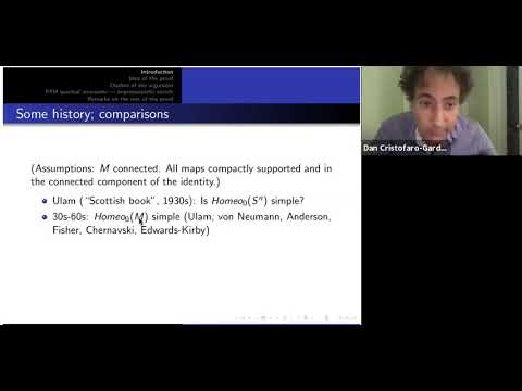 8th PRCM: Dan Cristofaro-Gardiner, The simplicity conjecture