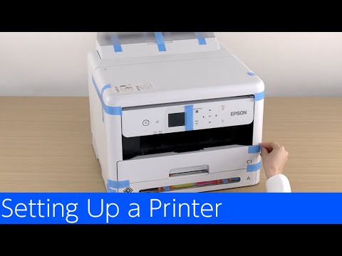 WF-C5390 - Setting Up a Printer