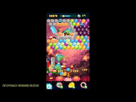 Angry Birds POP Bubble Shooter: Level 40: Walkthrough (3 STARS) HD