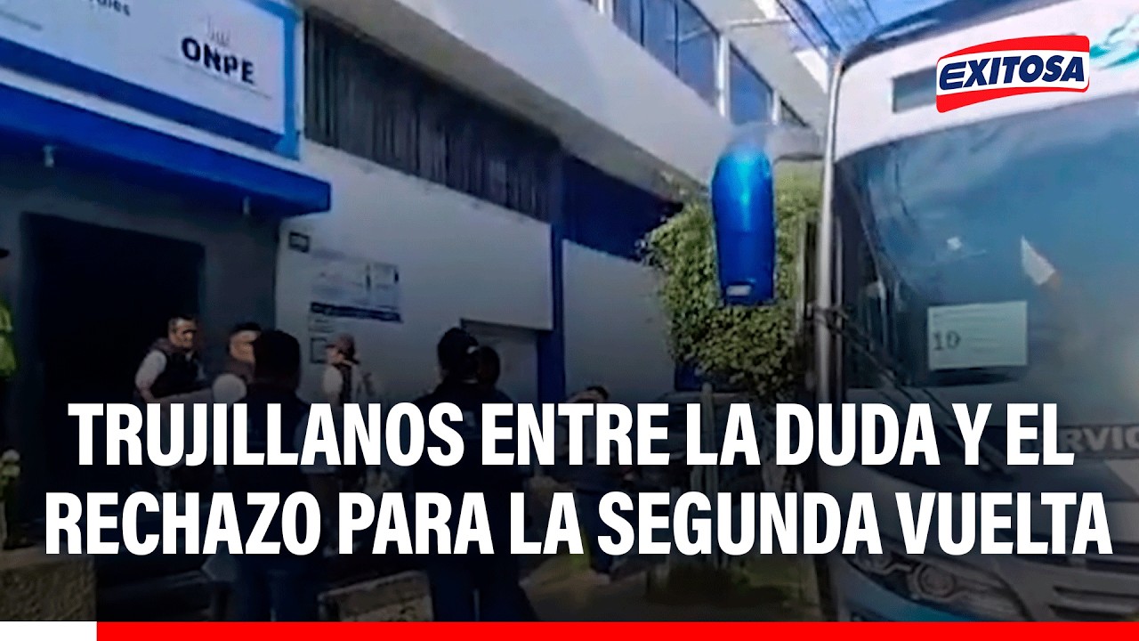 🔴🔵 Segunda vuelta con incertidumbre: Trujillanos no tienen claro a quién respaldarán