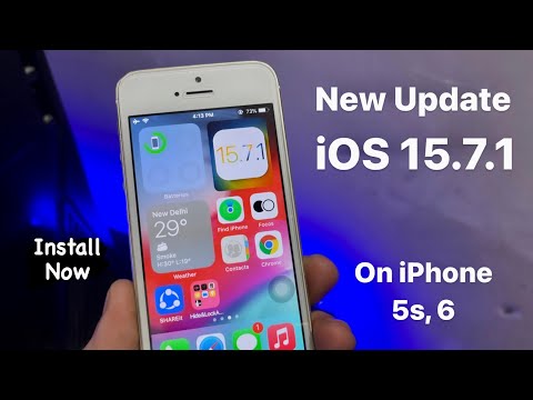 Install iOS 15.7.1 New update on iPhone 5s, 6 - Install Now
