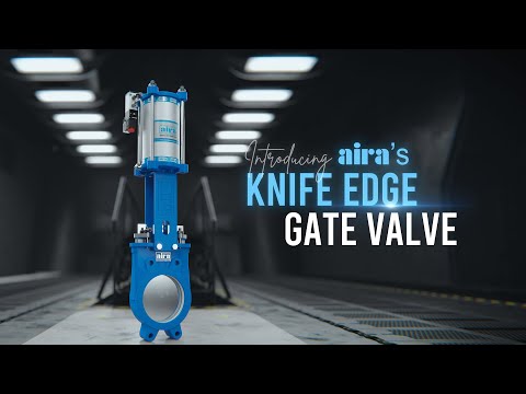 Pneumatic Cylinder Knife Edge Gate Valve