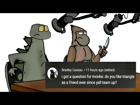 GODZILLA and MONKEY Answer YOUR Questions!!! - (50k Subscriber Special) / Q&A
