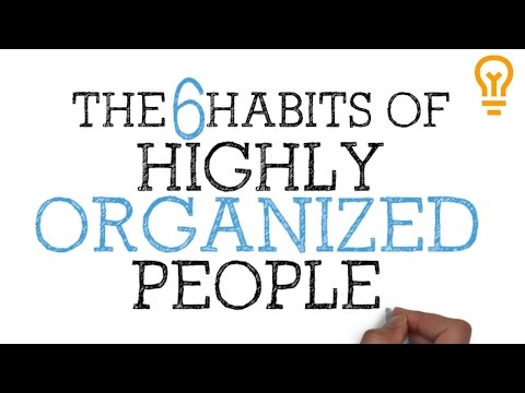成功人士必備：高度自律人的 6 種好習慣！ (How to be Organized for School, College or Life | The 6 Habits of Highly Organized People)