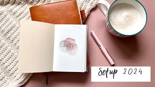 Planner Setup 2024 | Hobonichi HON (Cousin) | Muji Planer A6