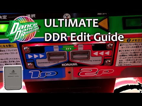 Dance Dance Revolution DDR - Memory Cards and Edits - Ultimate Guide