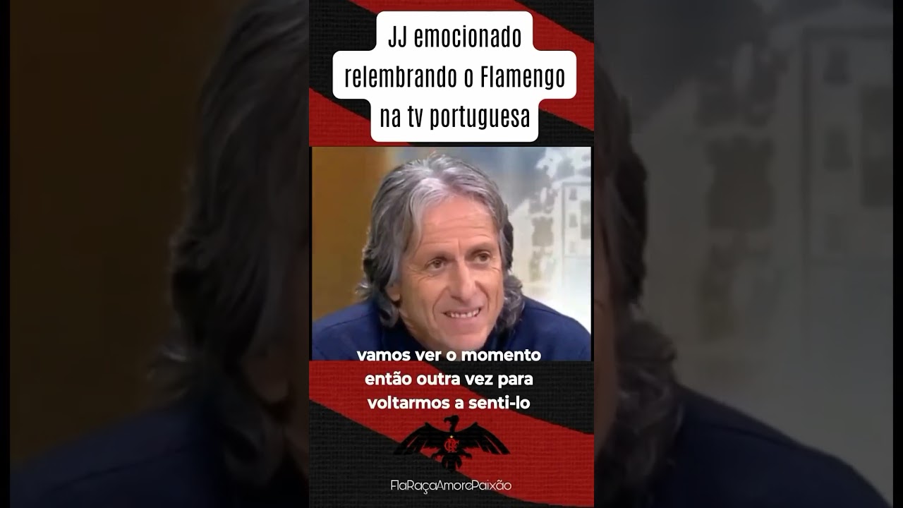 JORGE JESUS CHORA AO FALAR DO FLAMENGO EM TV PORTUGUESA