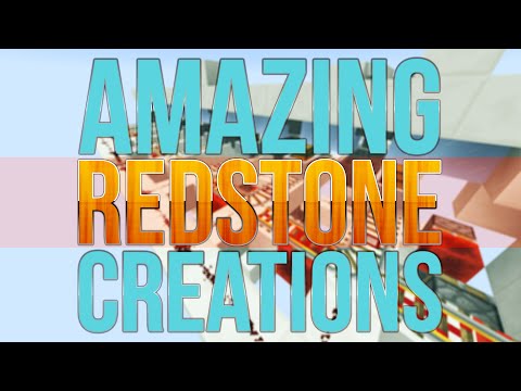 CR3WProductionz - Minecraft: 10 Amazing Redstone Creations - Farms and Games
