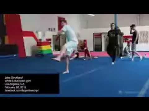 Jake Strickland Feb 2012 Tricking Homework @ White Lotus   YouTube