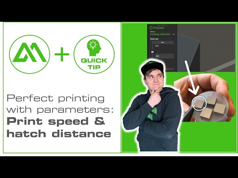 AMcademy Quick Tips #44: perfect printing with parameters - hatch distance | Metal 3D Printing