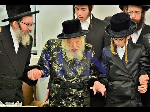 שמחת הבר מצוה לנין כ"ק אדמו"ר מסקולען זצ"ל ונכד כ"ק אדמו"ר מנדבורנא ירושלים שליט"א