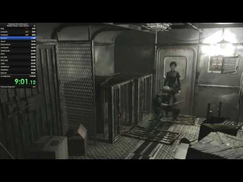 Resident Evil Zero HD Remaster Wesker Mode Speed Run 1:13:51