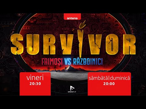 Survivor România 2026 | Vineri, de la 20:30, sâmbătă & duminică, de la 20:00, în AntenaPLAY