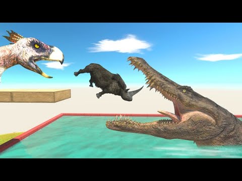 Escape From Terror Bird and Avoid Fireballs - Animal Revolt Battle Simulator